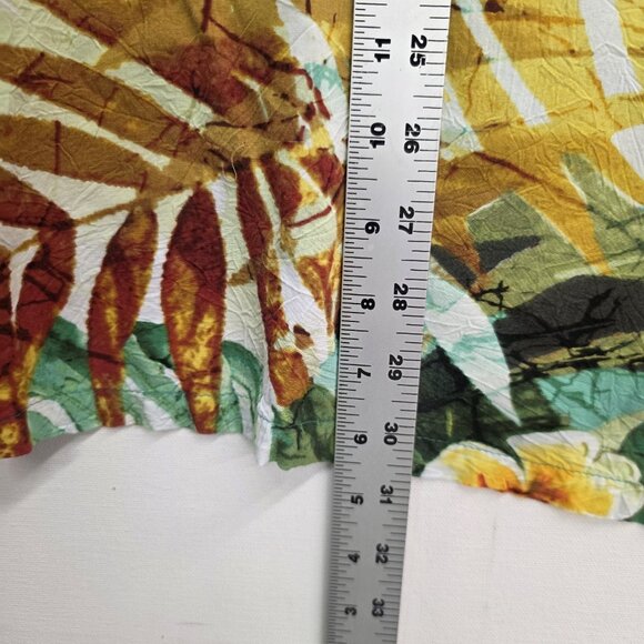 Jams World Na Pali Hawaiian Button Front Shirt Men's Size XL - Picture 7 of 9